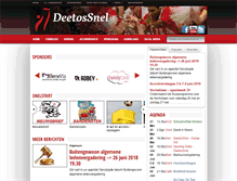 Tablet Screenshot of deetossnel.nl